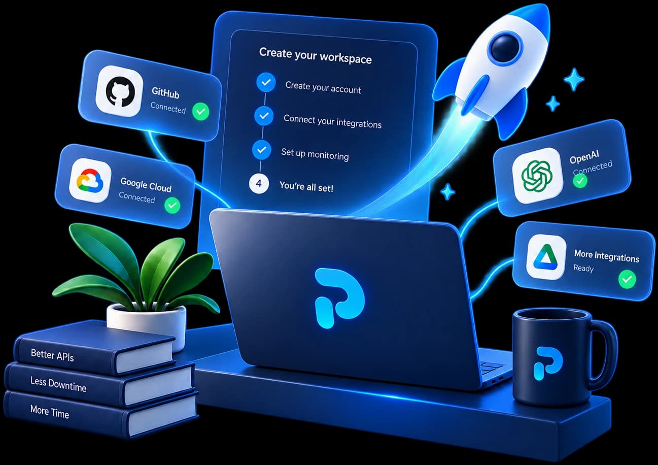 PatchPilot workspace setup with connected integrations